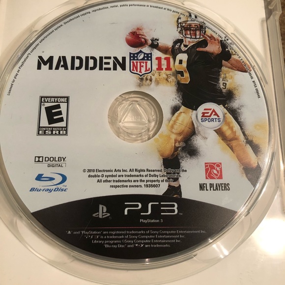 PS3 Madden 11 game. Excellent used condition. - Picture 3 of 3